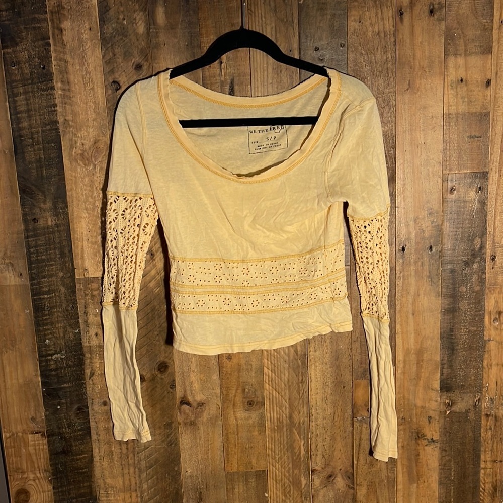 We the Free Yellow Longsleeve
